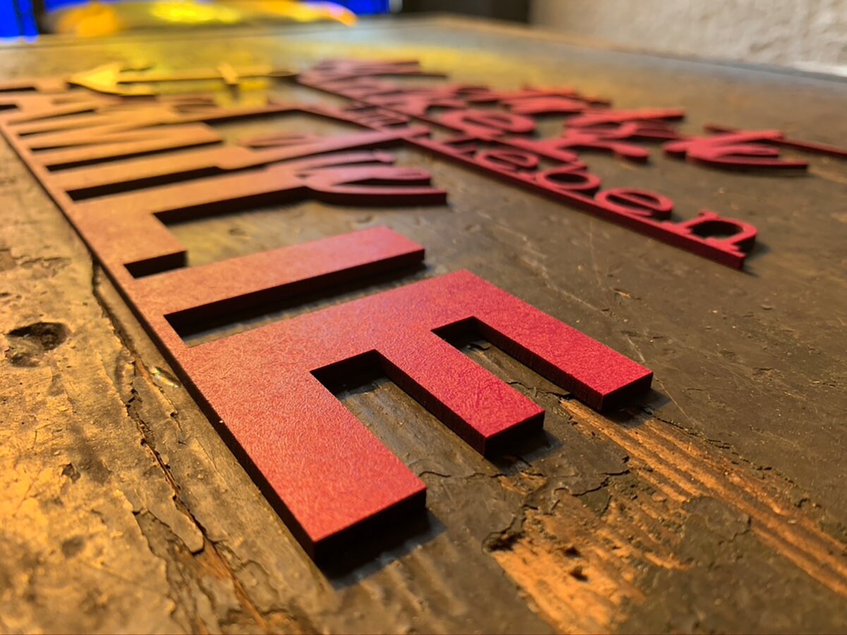 Familienschild | Der stärkste Anker im Leben ist die Familie | Wanddeko | Holzschild | Deko | 3D Wandtattoo | Wandbild