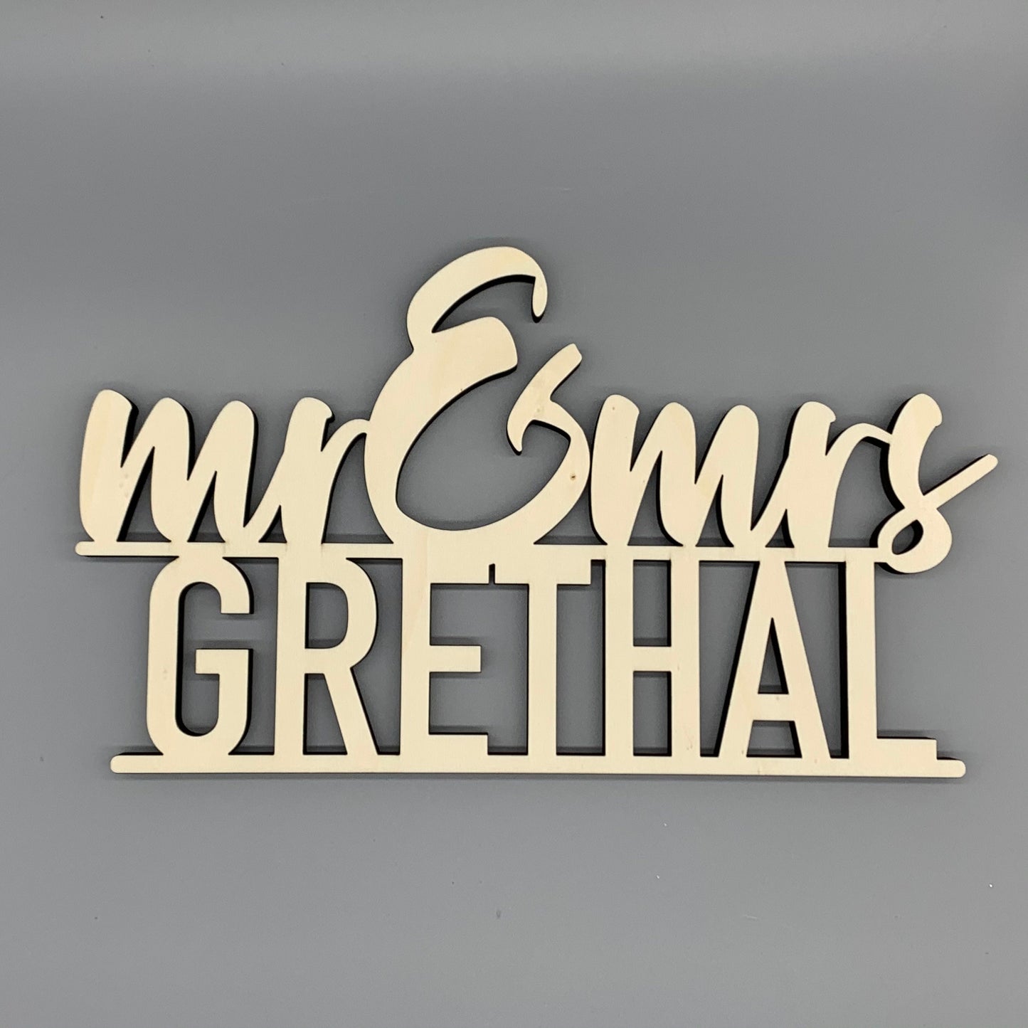 Türschild Familie | Mr & Mrs Familienschild | Familie | Familienname | Holzschild | personalisiert | 3D Wanddeko