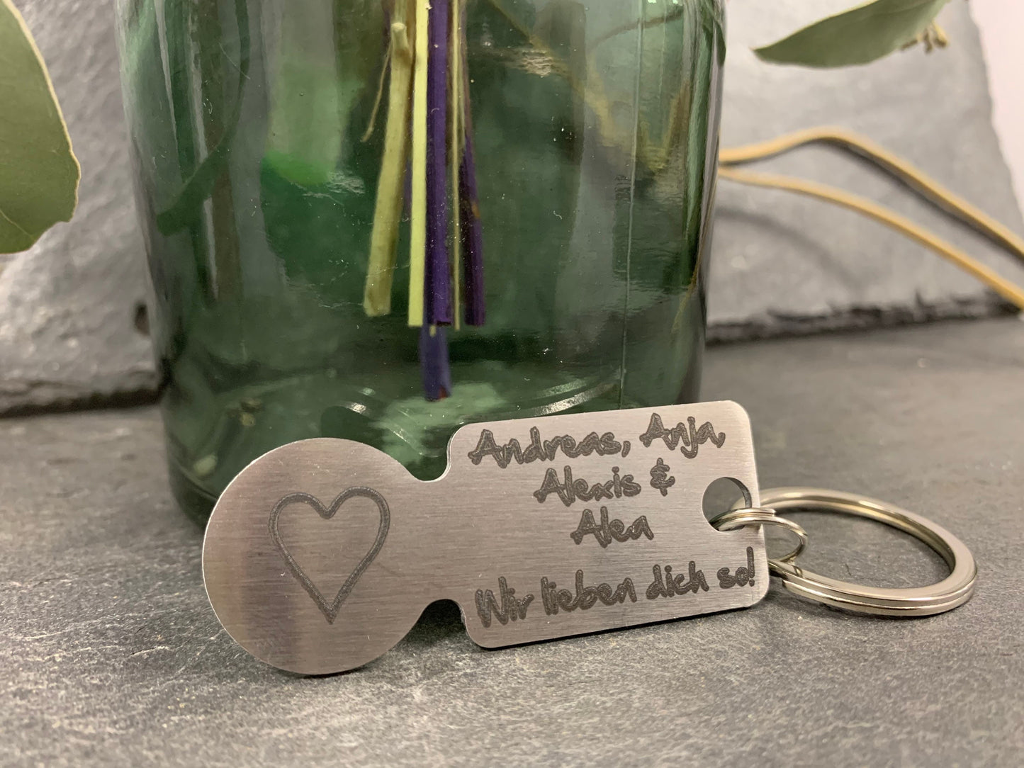 personalisierter Einkaufswagenlöser | Wagenknacker | Wagenlöser | anstatt Einkaufswagenchip | Schlüsselanhänger | Metall | Geschenk