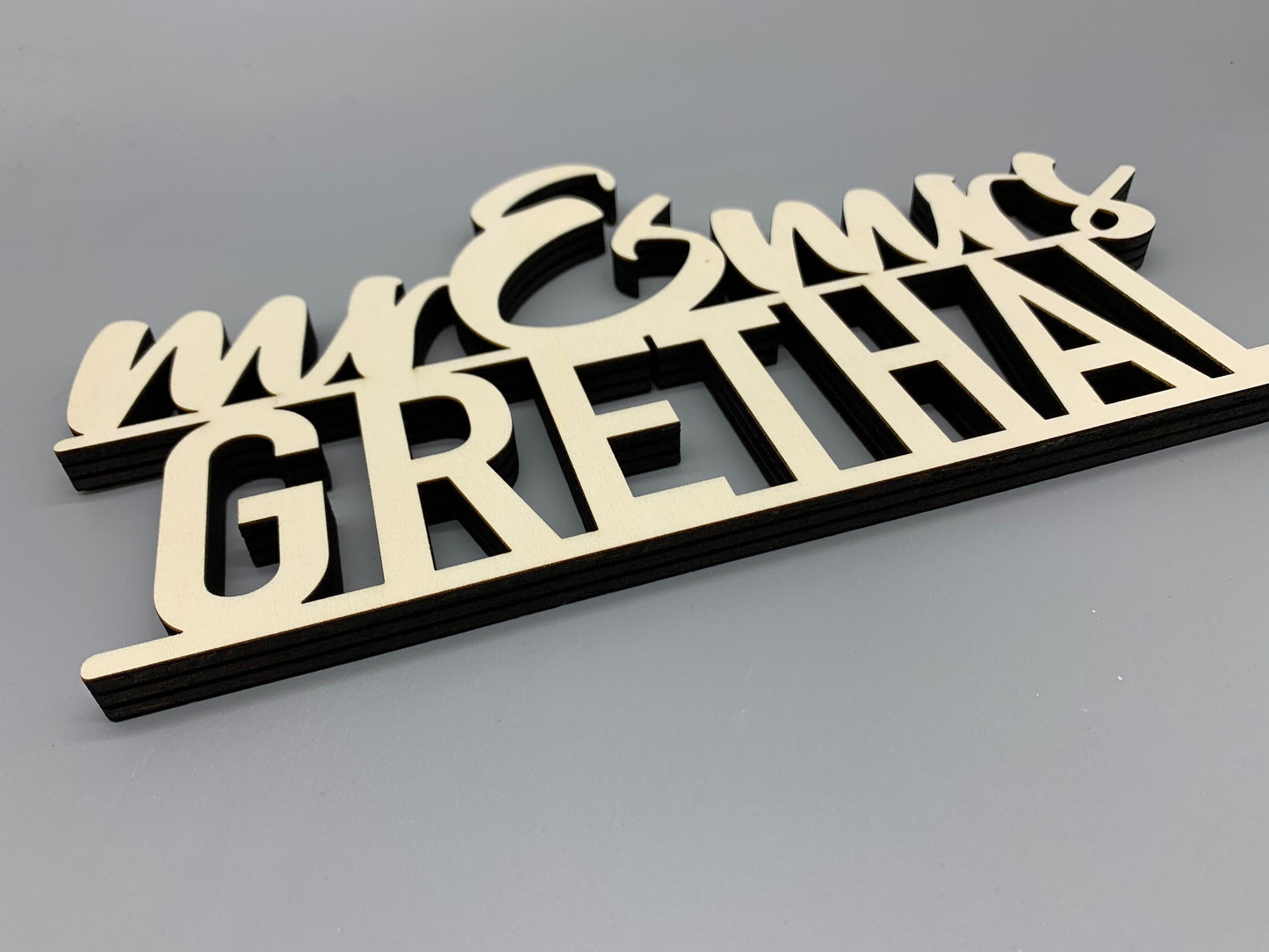 Türschild Familie | Mr & Mrs Familienschild | Familie | Familienname | Holzschild | personalisiert | 3D Wanddeko