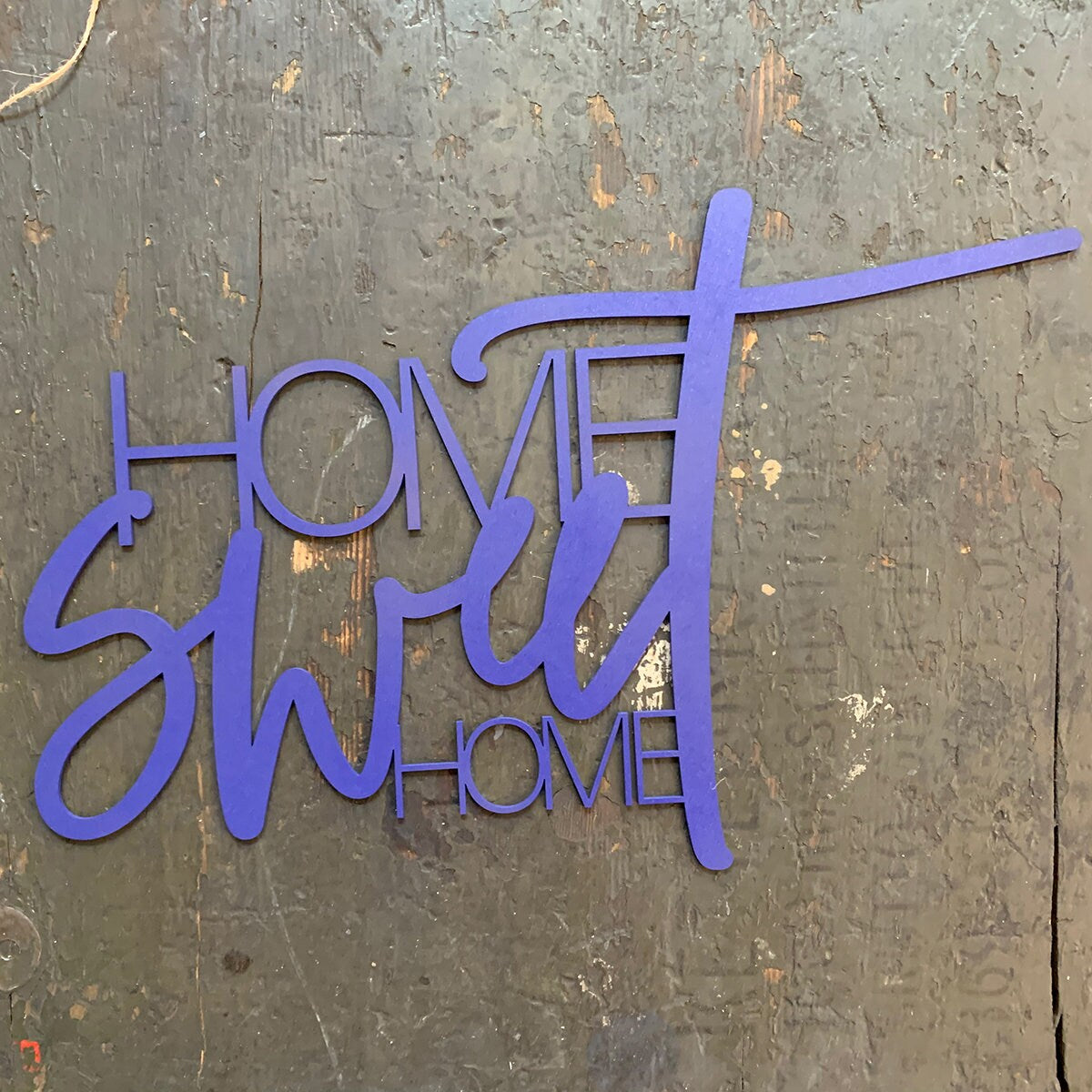Home Sweet Home Schriftzug aus MDF | 3D Schriftzug | Wandtattoo
