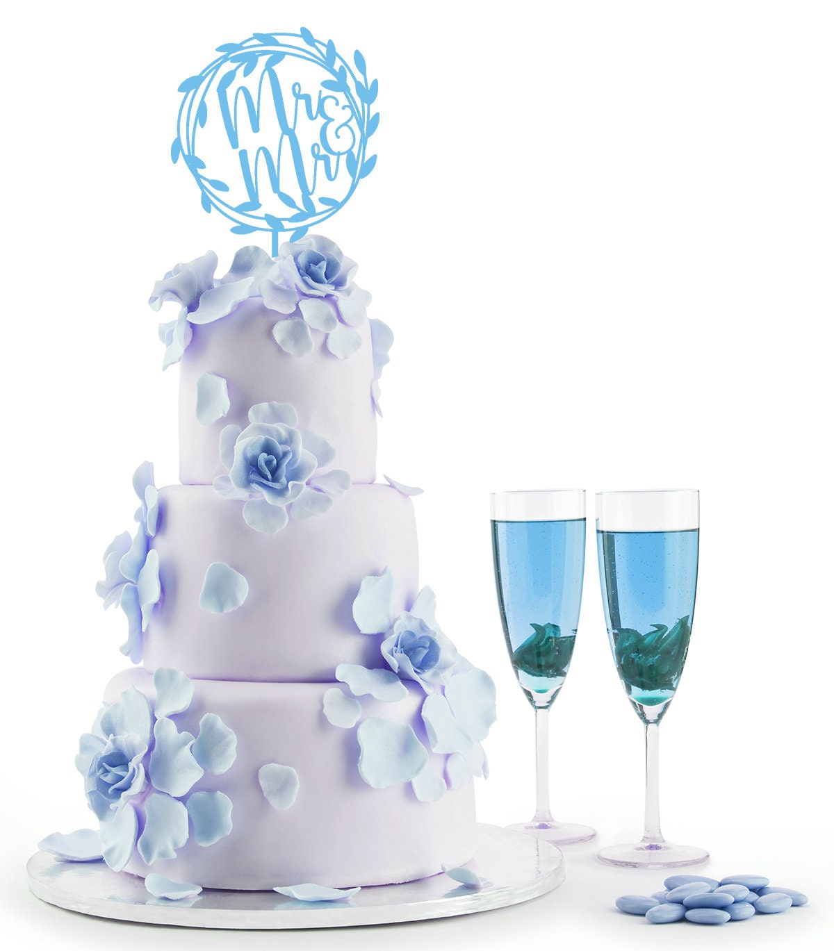 Tortentopper für Taufe, Kommunion oder Hochzeit, Tortendeko