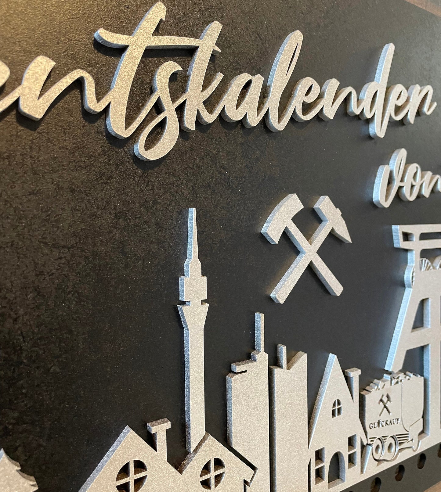 Personalisierter Adventskalender zum befüllen | Ruhrpott Edition | DIY | 3D Optik