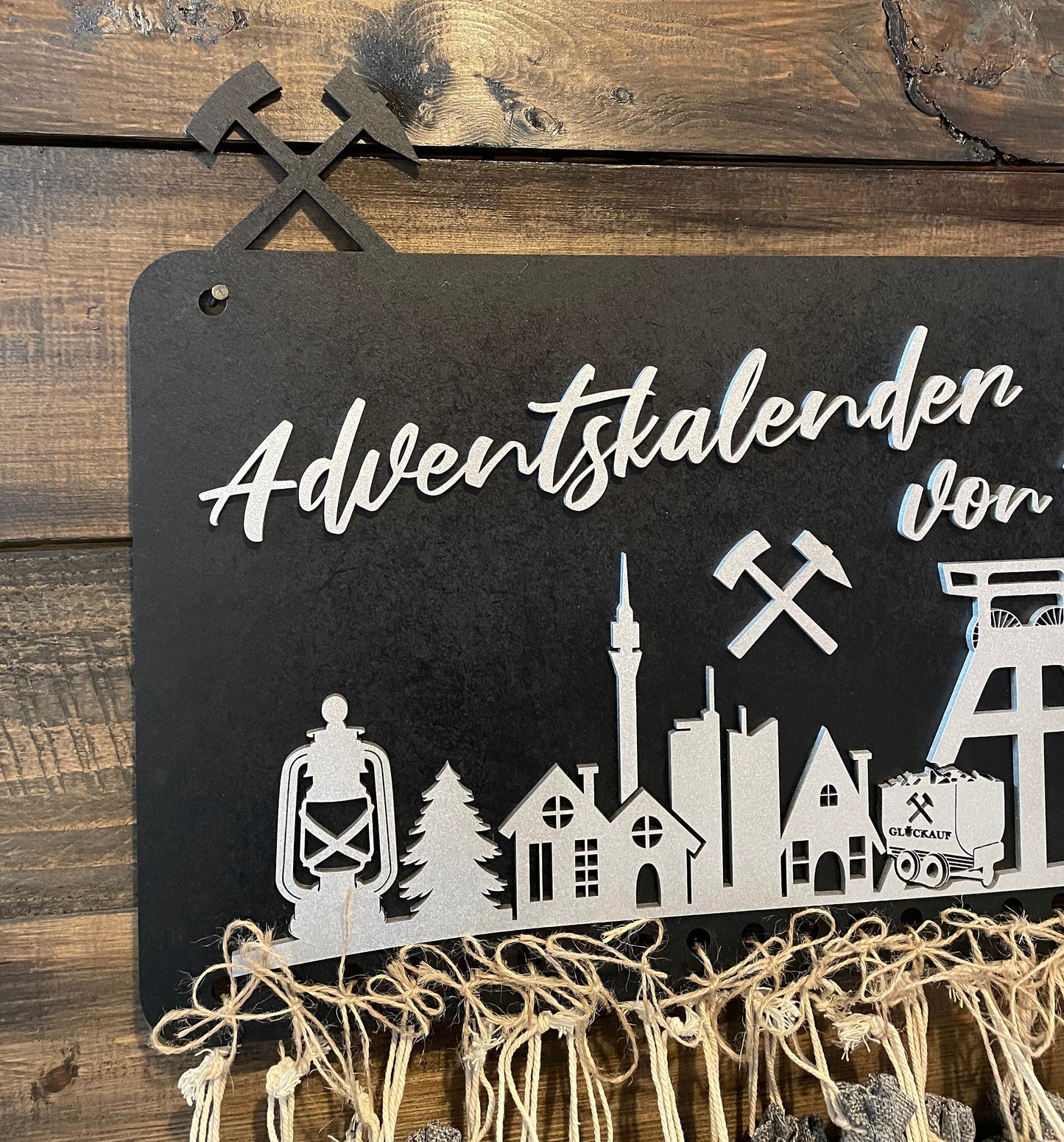 Personalisierter Adventskalender zum befüllen | Ruhrpott Edition | DIY | 3D Optik