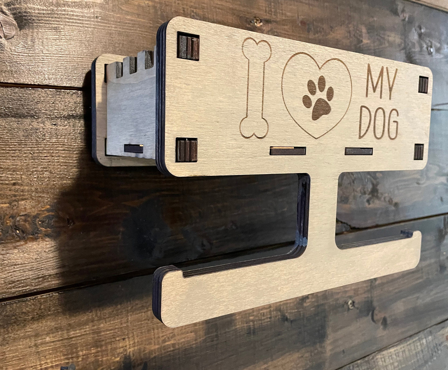 Hundegarderobe, personalisierbar, Leinengarderobe, Leinenparkplatz, Leinenhalter, Leinenplatz