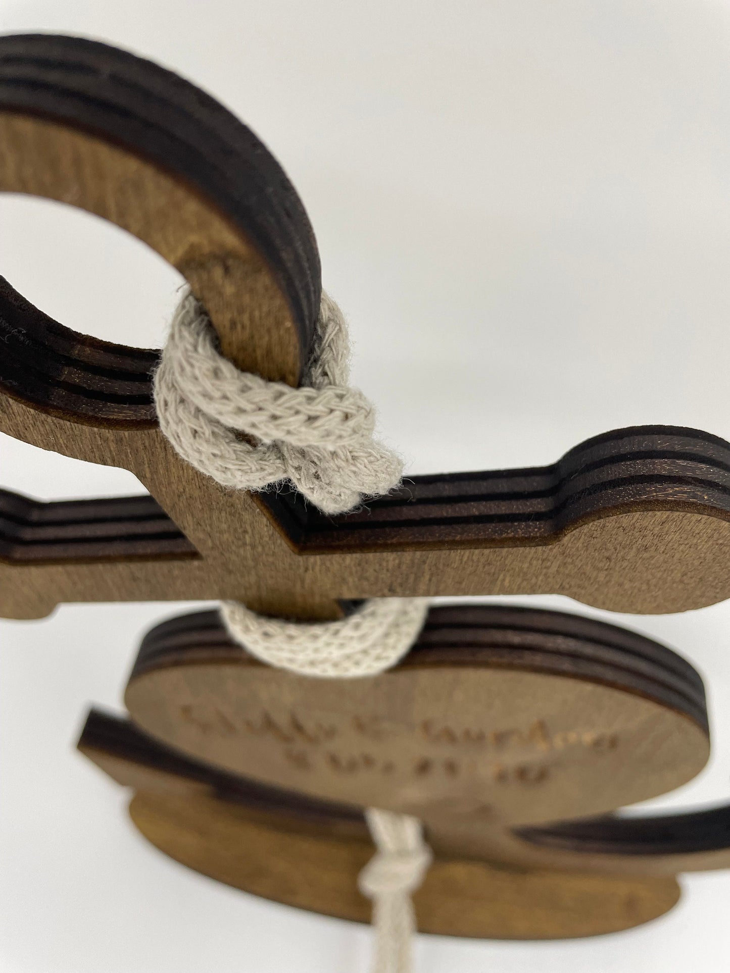Anker personalisiert aus Holz mit Kordel | Valentinstag | Hochzeit | Jahrestag | Geschenkidee