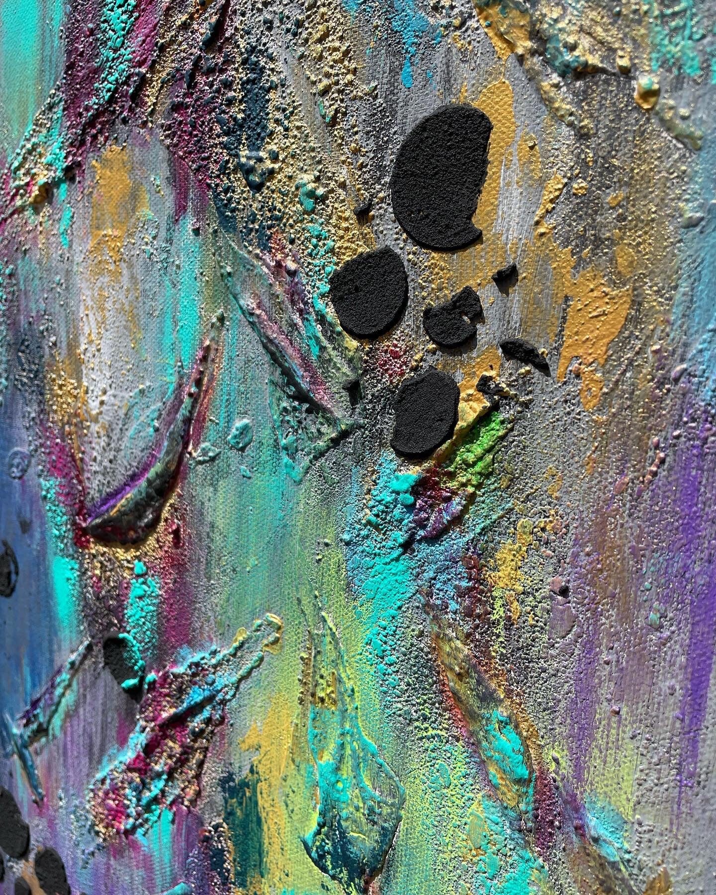 Abstraktes Gemälde aus Acryl handgemalt auf Leinwand 80x30 cm | modernes, individuelles Geschenk | Unikat