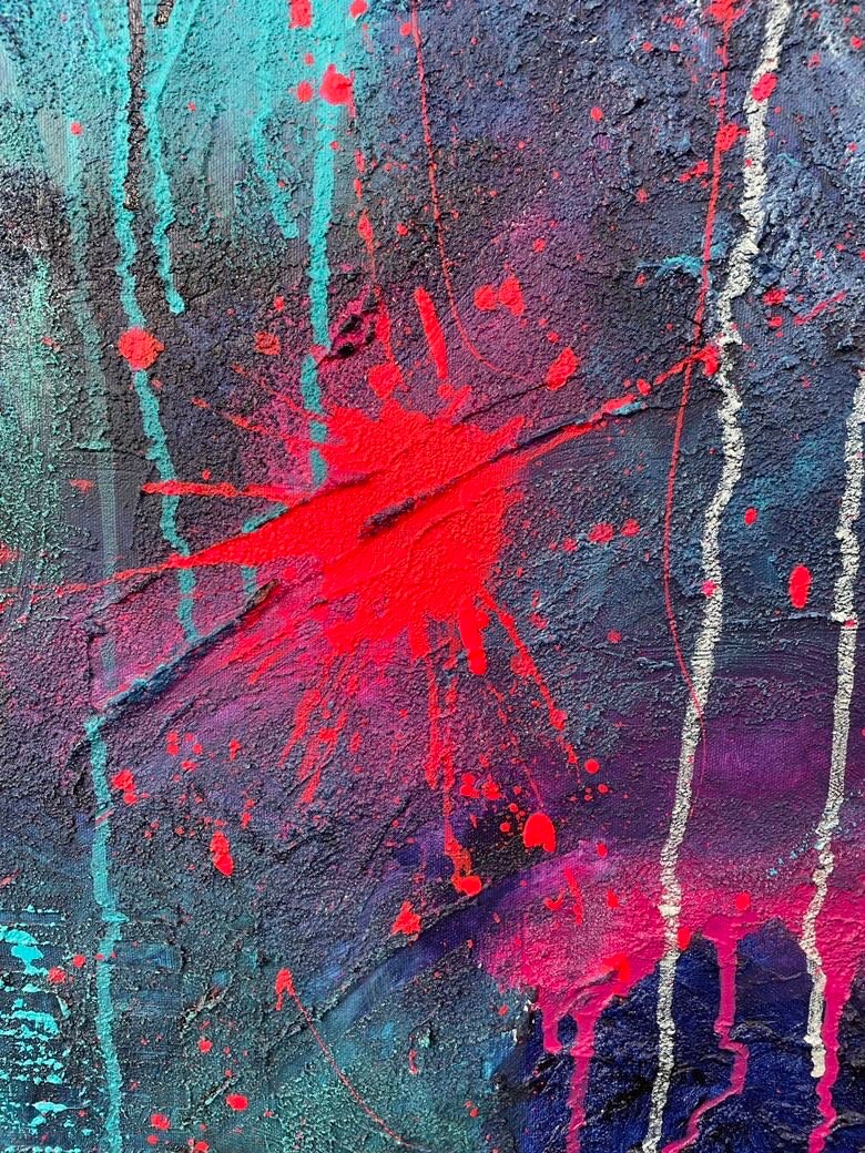 Modernes Acryl Gemälde 80x100 cm handgemalt auf Leinwand | individuelles Geschenk | Unikat