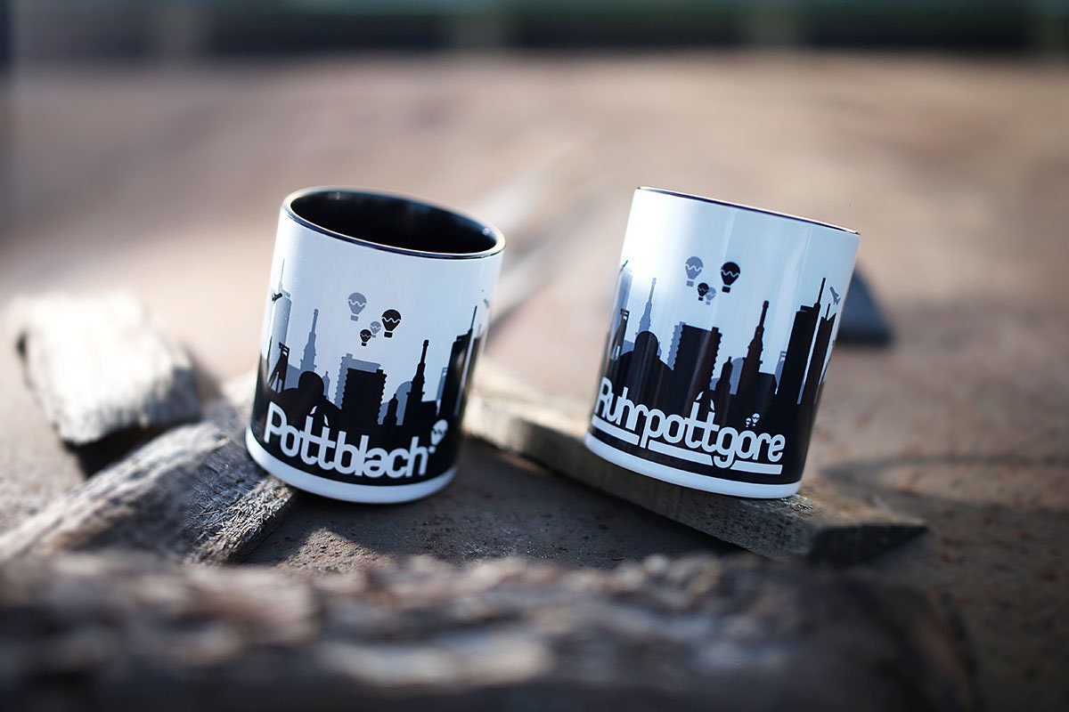 Ruhrpott Tasse mit Bergbau-Design Glück Auf Kaffeetasse Personalisierbare Geschenkidee Tasse für Bergleute & Ruhrgebiet-Fans