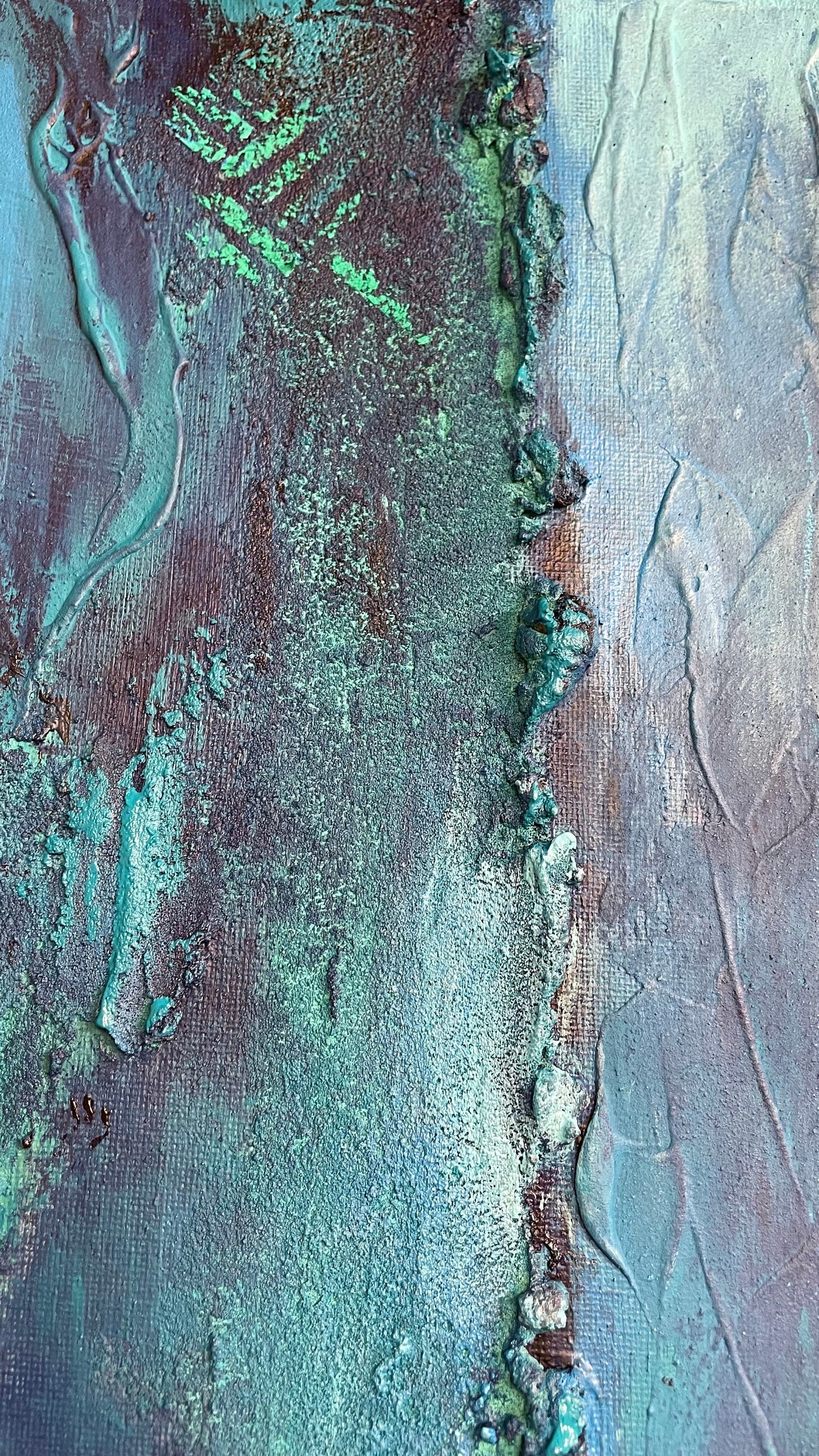 Modernes Acryl Gemälde 30x70 cm handgemalt auf Leinwand | individuelles Geschenk | Unikat
