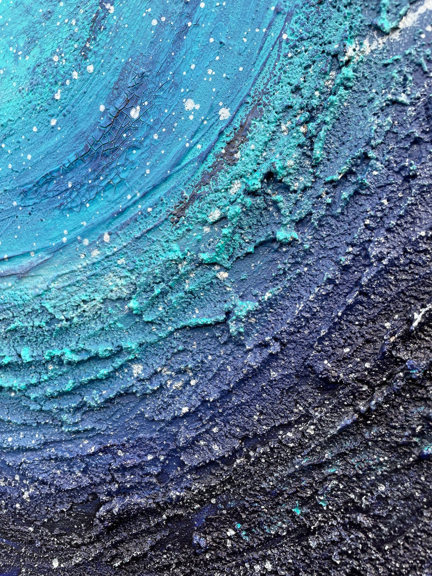 Abstraktes Acryl-Gemälde | handgemalt auf Leinwand 40x40 cm | modernes, individuelles Geschenk | Unikat