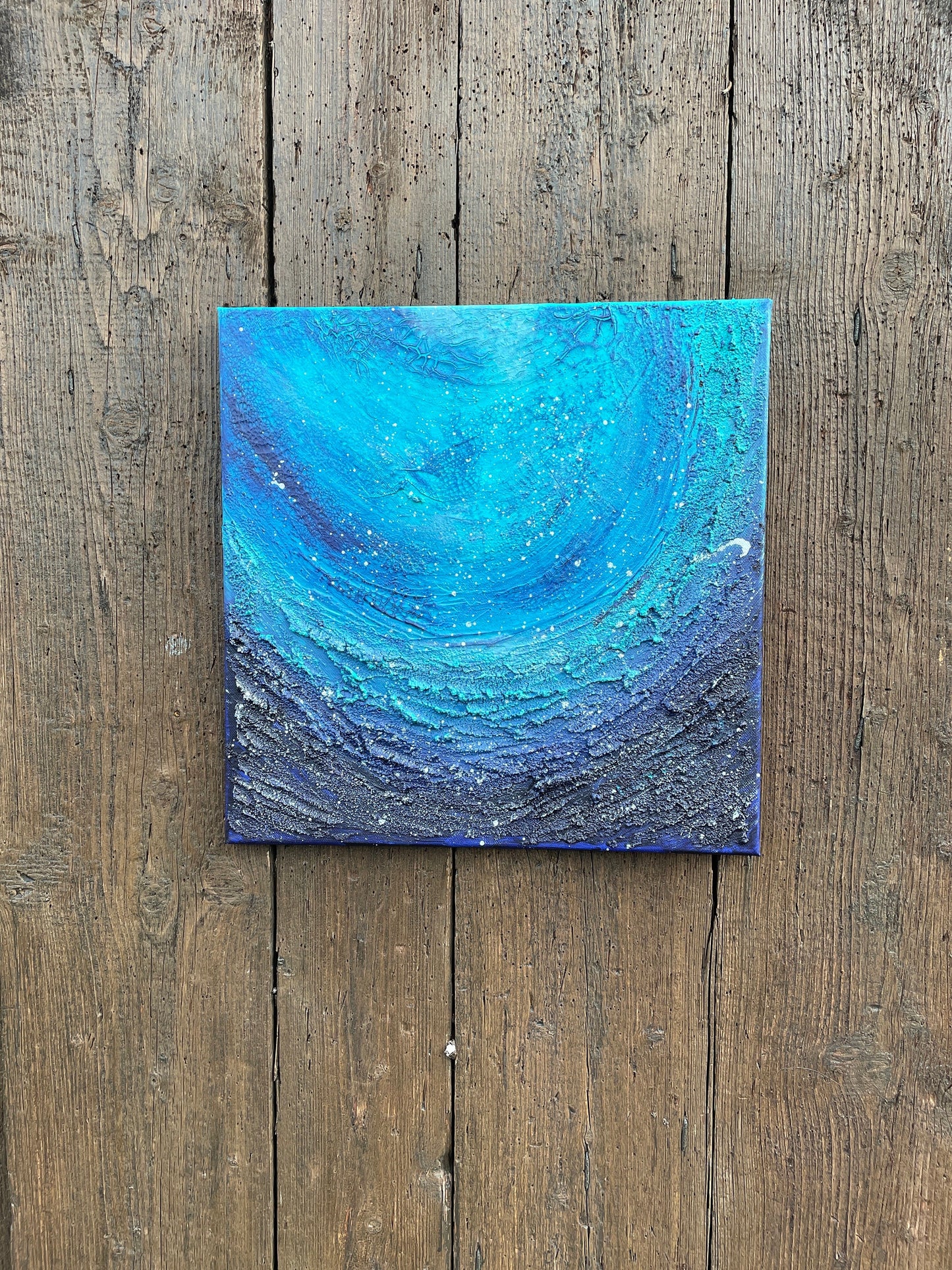 Abstraktes Acryl-Gemälde | handgemalt auf Leinwand 40x40 cm | modernes, individuelles Geschenk | Unikat