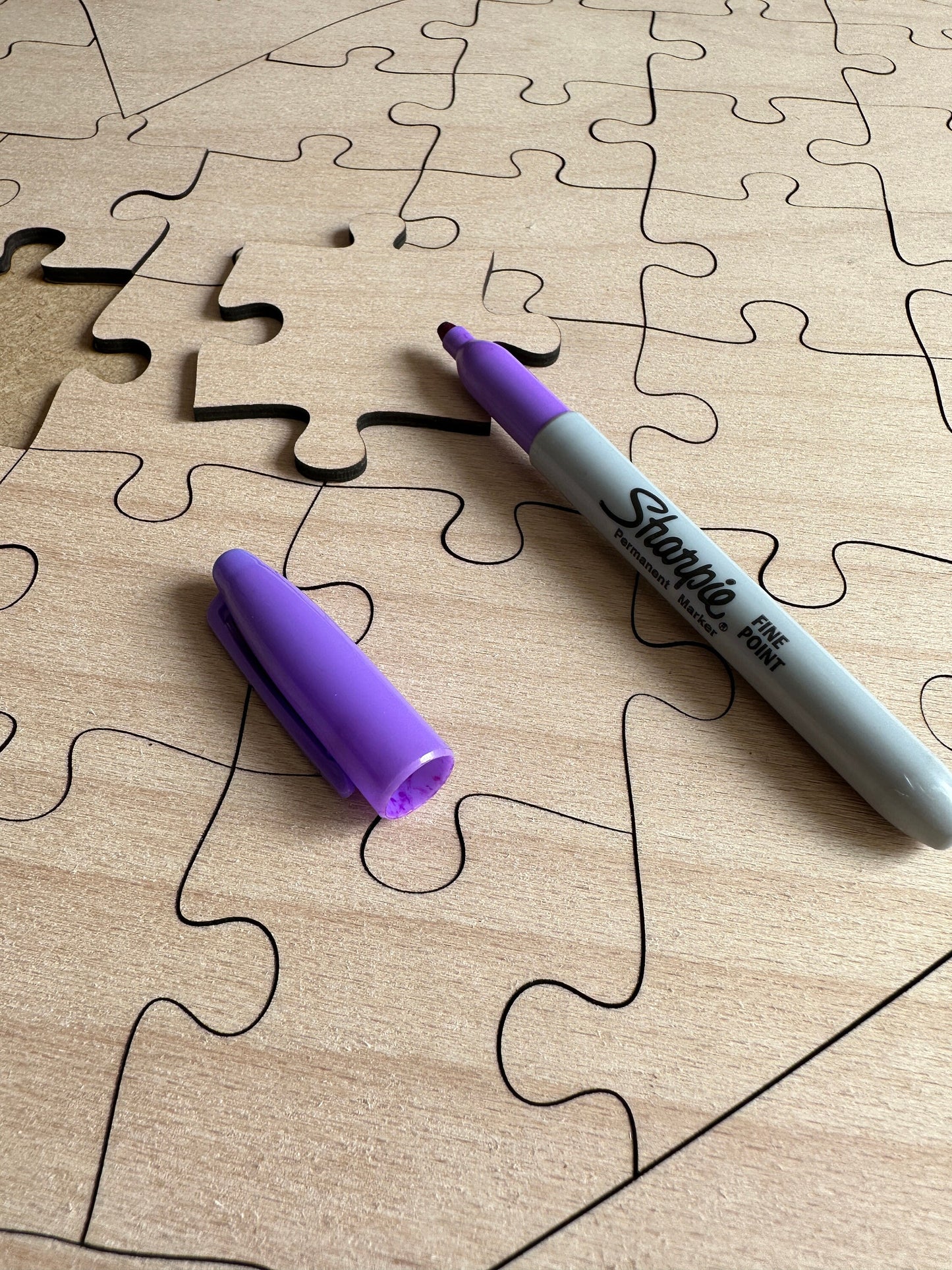 Herzpuzzle aus Holz, Hochzeit, Gästebuch