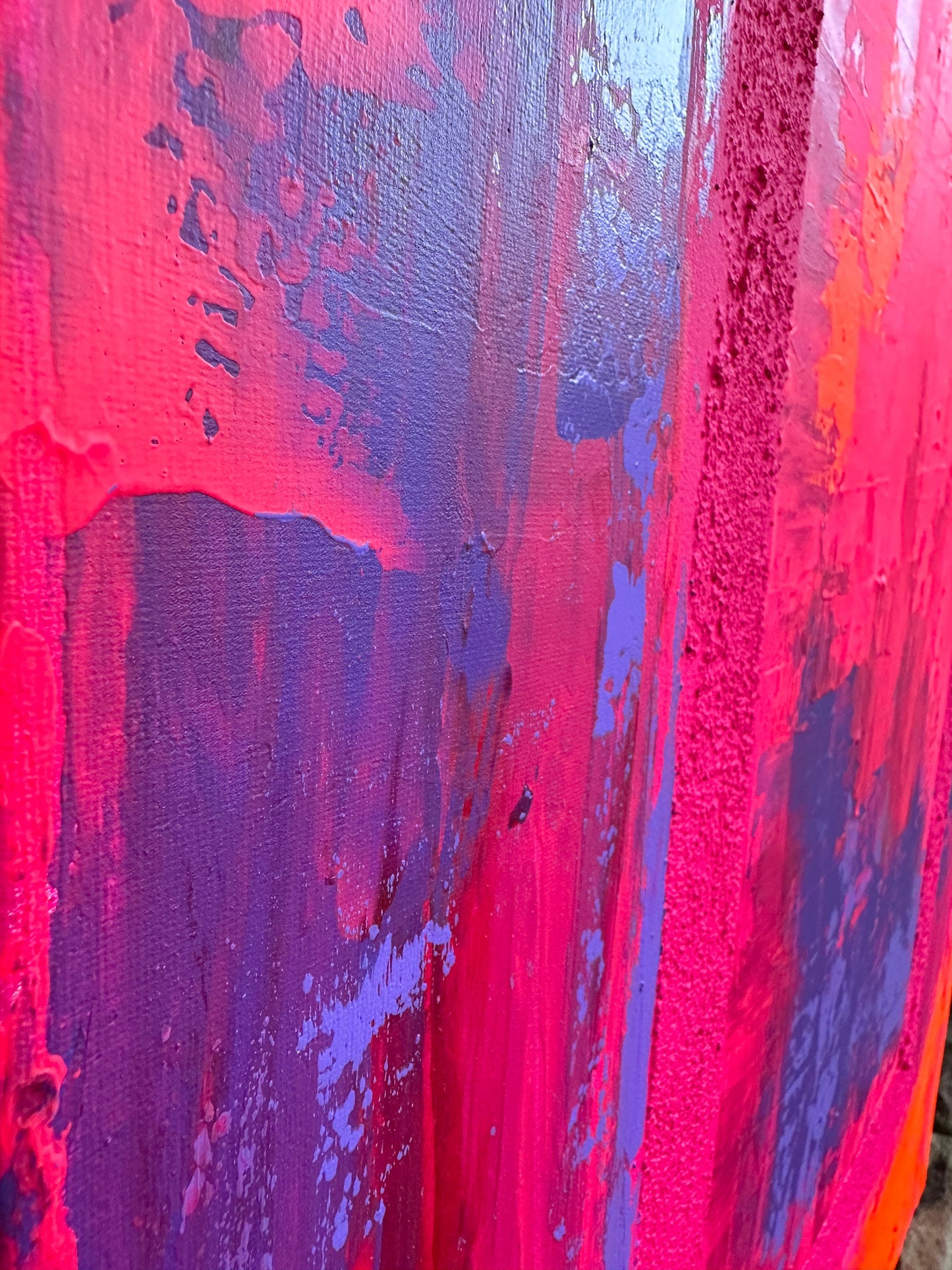 Abstraktes Acryl-Gemälde | handgemalt auf Leinwand 70x100 cm | modernes, individuelles Geschenk | Unikat