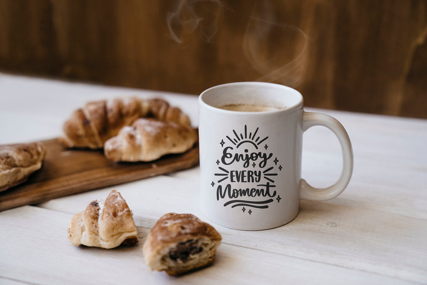 Tasse mit Spruch "Enjoy Every Moment" Kaffeetasse | Kaffeebecher
