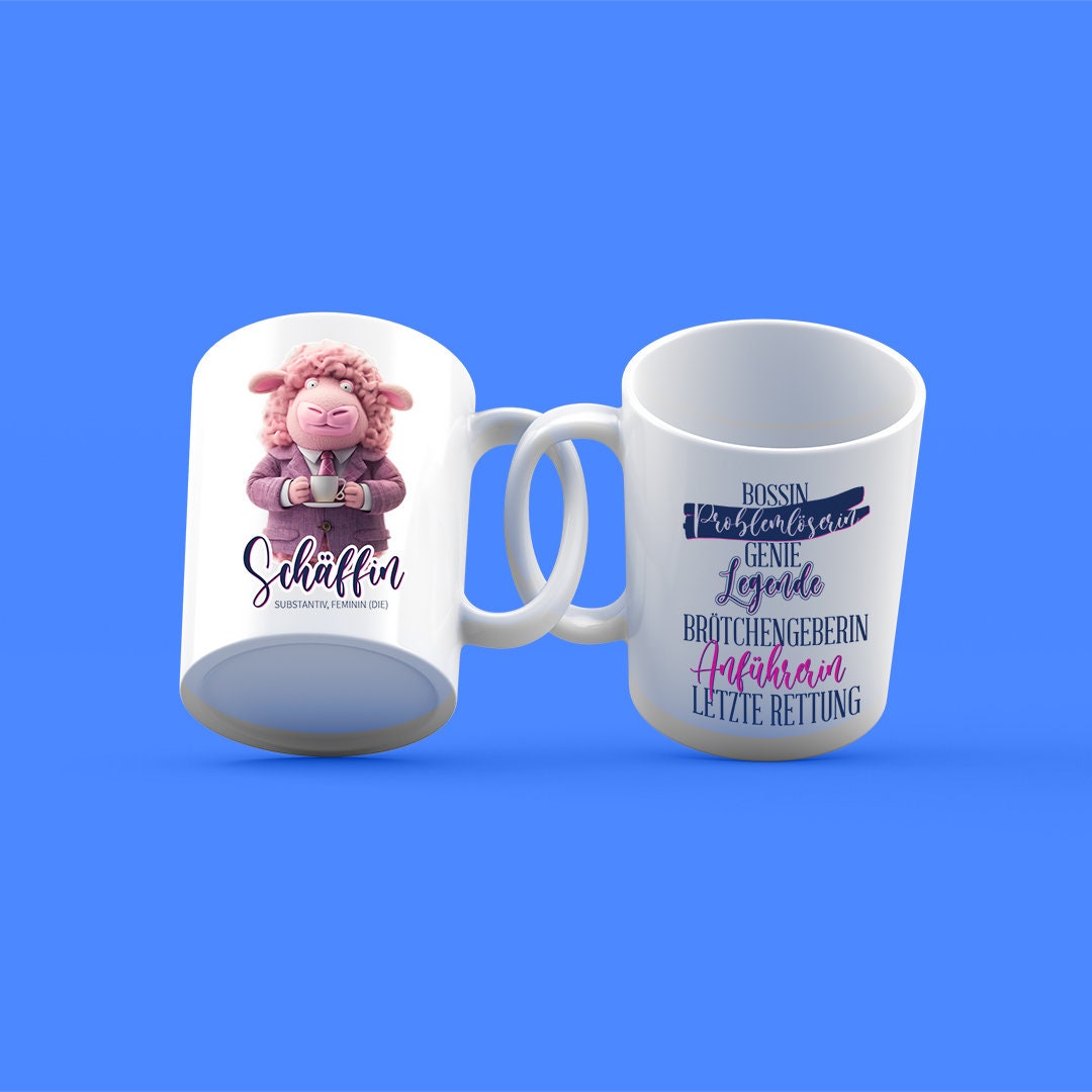 Tasse für die Chefin | Schäffin | Boss Baby | Geschenk für Führungskräfte Abteilungsleiter oder Teamleiter