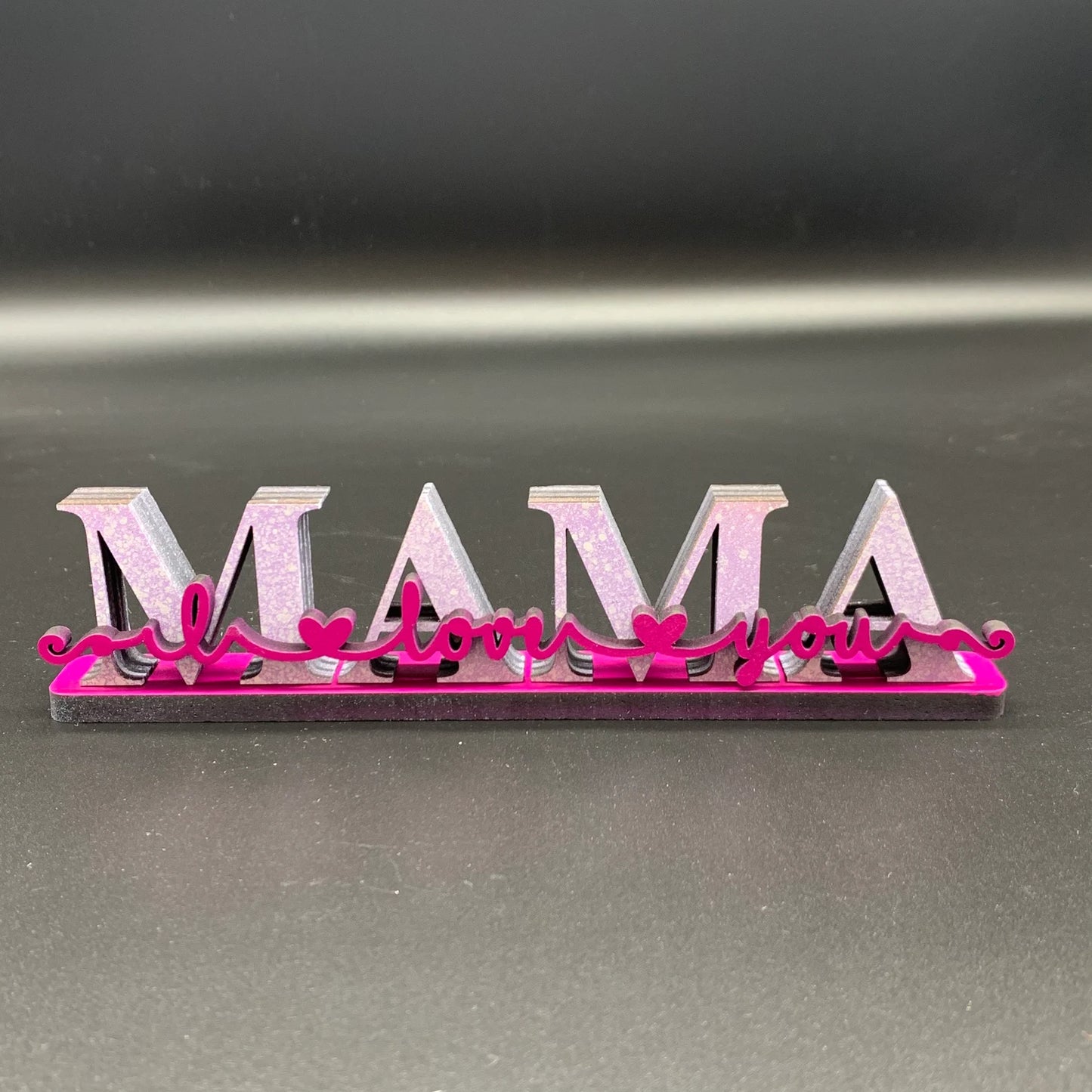 Geschenk für Oma | Opa | Mama | Papa | Muttertag | Vatertag | 3D Schriftzug | 3D Wandtattoo | Holzschriftzug