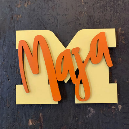 Namensschild | Türschild | Schild Kinderzimmer Dekoration | Wanddeko Kinder | Geburtsgeschenk