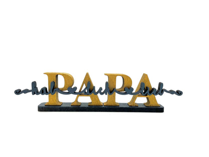 Geschenk für Oma | Opa | Mama | Papa | Muttertag | Vatertag | 3D Schriftzug | 3D Wandtattoo | Holzschriftzug