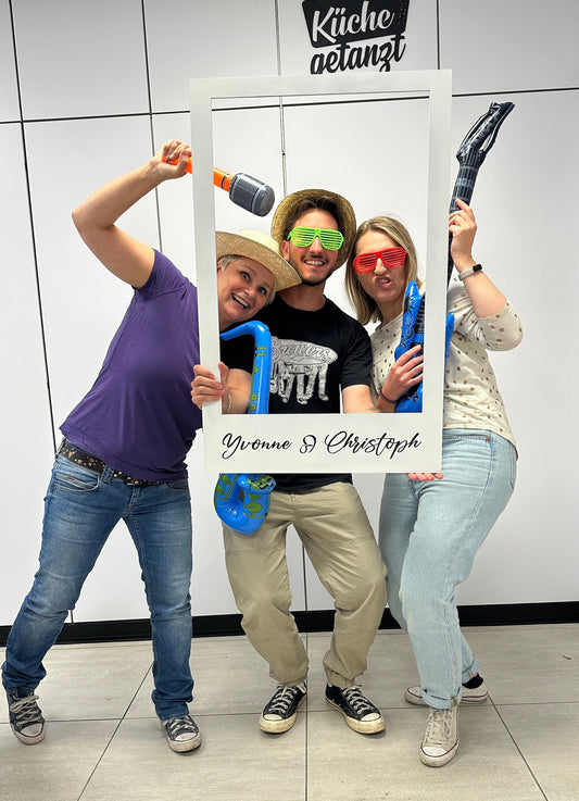 Polaroid Rahmen für Hochzeit Geburtstag Feier Jubiläum Requisite Fotobox Hochzeitsfeier witzige Idee