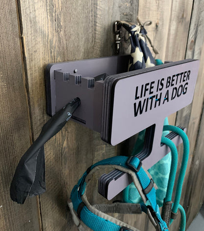 Hundegarderobe, personalisierbar, Leinengarderobe, Leinenparkplatz, Leinenhalter, Leinenplatz,