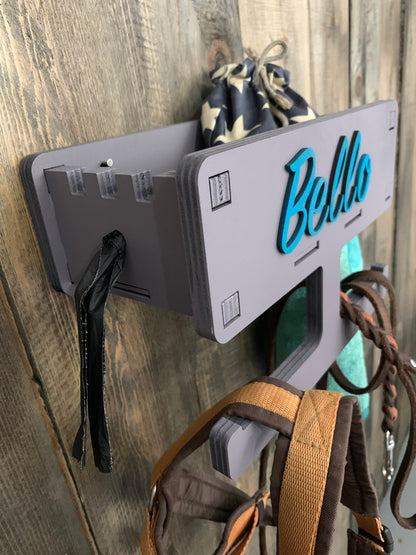 personalisierte Hundegarderobe, Leinengarderobe, Leinenparkplatz, Leinenhalter, Leinenplatz ,Leine aufhängen