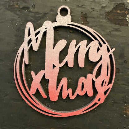 Weihnachts-Anhänger Set, 2-teilig, Weihnachtsdeko, Weihnachtskugel