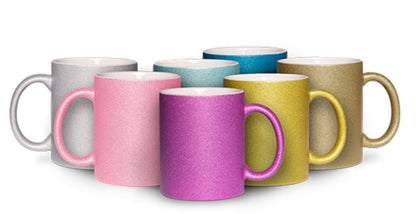 Prinzessin Glitzer Tasse in pink | Kaffeebecher | Kaffeetasse