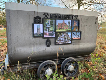 Bilderrahmen Mein Ruhrpott, Wandbild, Fotorahmen, Fotocollage, Foto-Rahmen, Wandschmuck, personalisierte Bildercollage