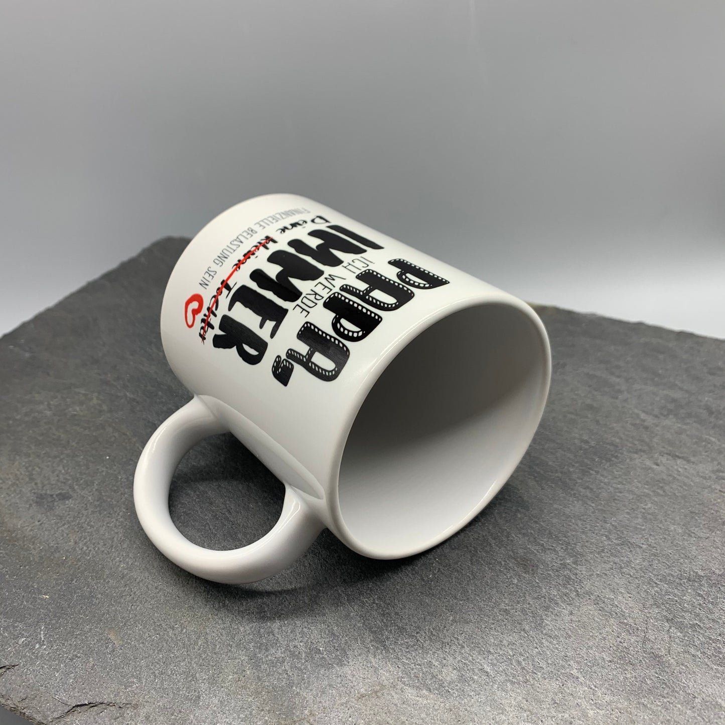 Tasse mit Spruch "Papa, ich werde immer Deine kleine Tochter / finanzielle Belastung sein" Kaffeetasse, Vatertag, Vatertagsgeschenk