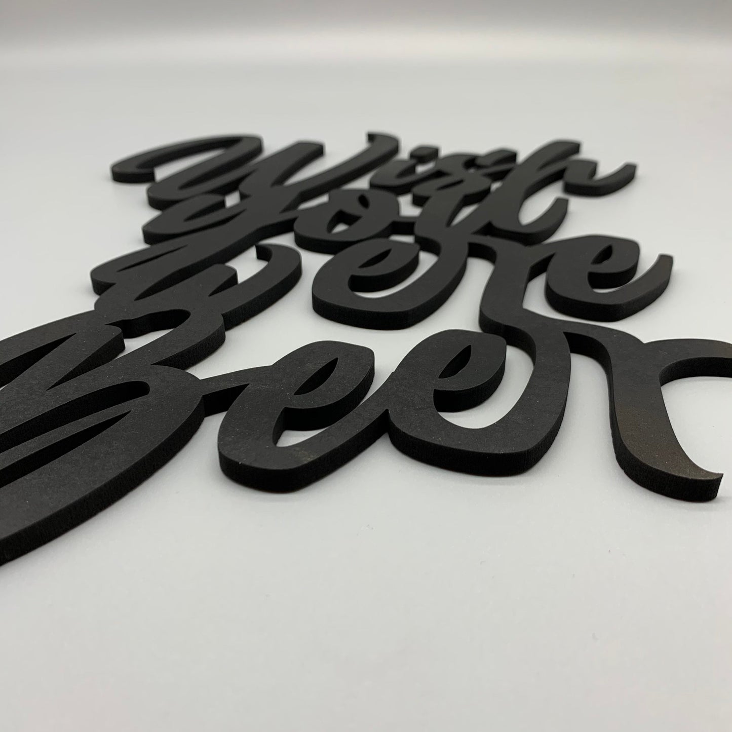 Wish you were Beer Schriftzug aus Holz | 3D Schriftzug | Wanddeko | Wandkunst | Wandschild | 3D Wandtattoo