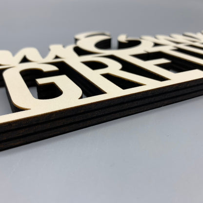 Türschild Familie | Mr & Mrs Familienschild | Familie | Familienname | Holzschild | personalisiert | 3D Wanddeko