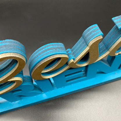 Best Friends Schriftzug aus Holz | 3D | stehend mit Aufsteller | Geschenk | Holzschriftzug