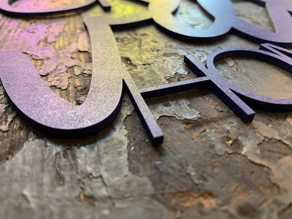 Home Sweet Home Schriftzug aus MDF  | 3D Schriftzug | Wandtattoo