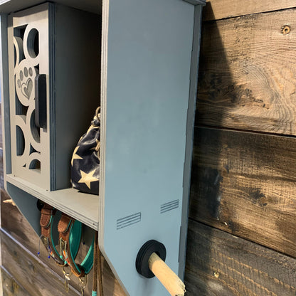 Hundegarderobe, Leinenplatz, personalisiert, Leinengarderobe, Leinenparkplatz, Leinenhalter, Hundeleine, Vintage Optik, Treibholz