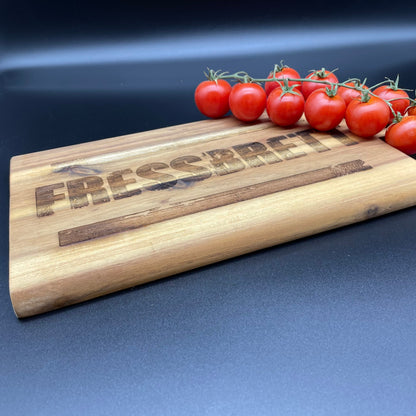Fressbrett | Vatertag | Servierbrett | Schneidebrett | Tranchierbrett | Brotzeitbrett | Frühstücksbrett aus Holz | Vesperbrett