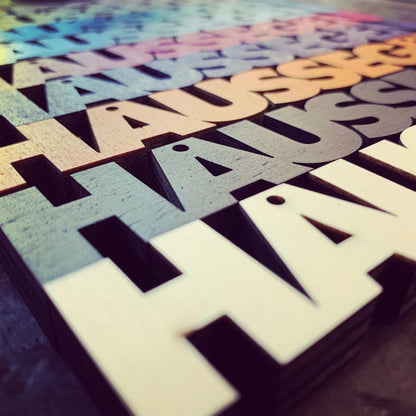 Haussegen | Holzschriftzug | 3D Schriftzug | Holz