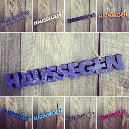 Haussegen | Holzschriftzug | 3D Schriftzug | Holz