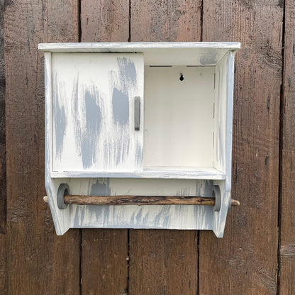 Hundegarderobe, Leinenplatz, Hängeschrank, Leinengarderobe, Leinenparkplatz, Leinenhalter, Hundeleine, Shabby Chic, Treibholz