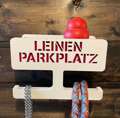 Hundegarderobe, personalisierbar, Leinengarderobe, Leinenparkplatz, Leinenhalter, Leinenplatz,