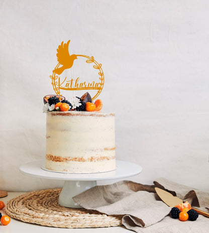 Tortentopper für Taufe, Kommunion oder Hochzeit, Tortendeko