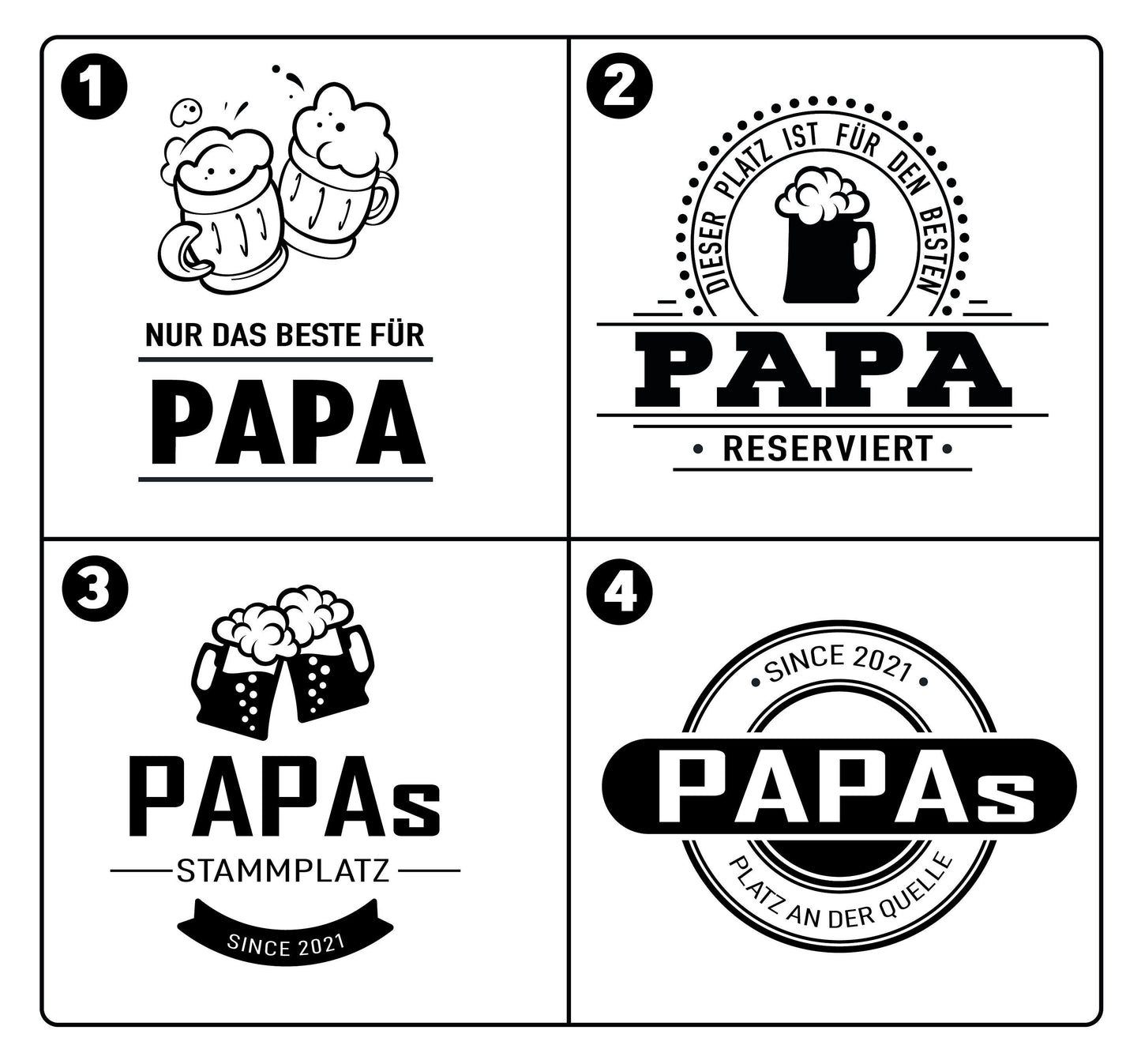 Bierkastensitz, Holz, personalisiert, Geschenk für Männer, Mobile Bierbank, Vatertag, Bierkistensitz, Sitzauflage für Bierkiste