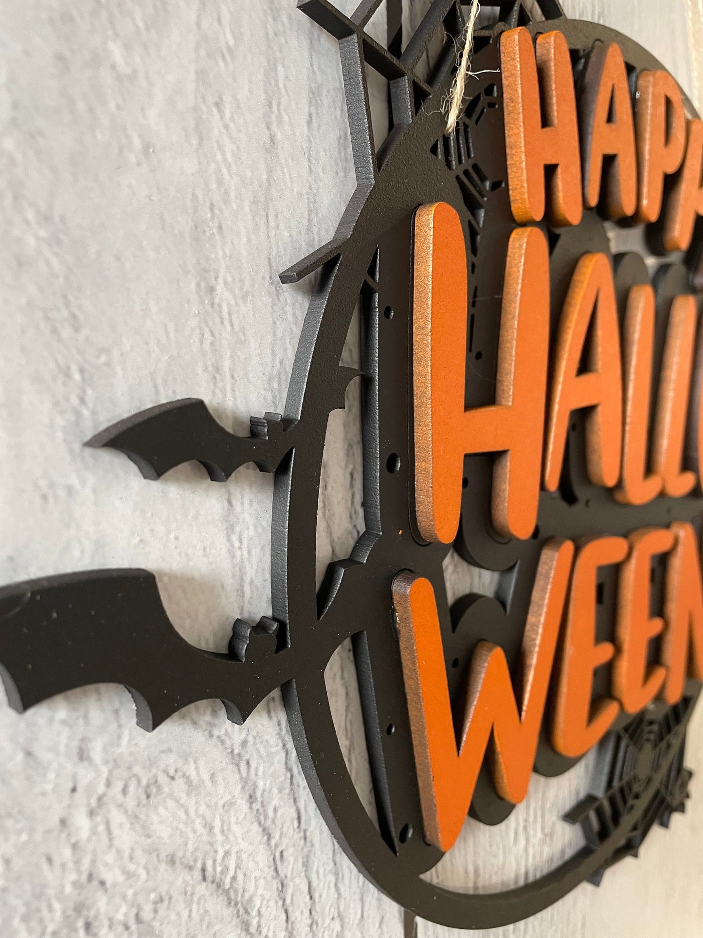 Halloween Deko-Kranz, Halloweendeko, Türkranz, Fensterkranz