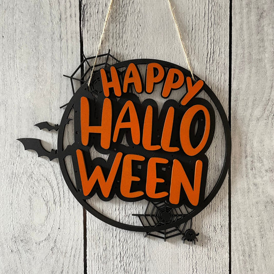 Halloween Deko-Kranz, Halloweendeko, Türkranz, Fensterkranz