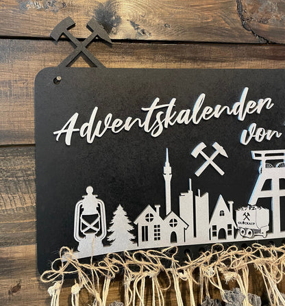 Personalisierter Adventskalender zum befüllen | Ruhrpott Edition | DIY | 3D Optik