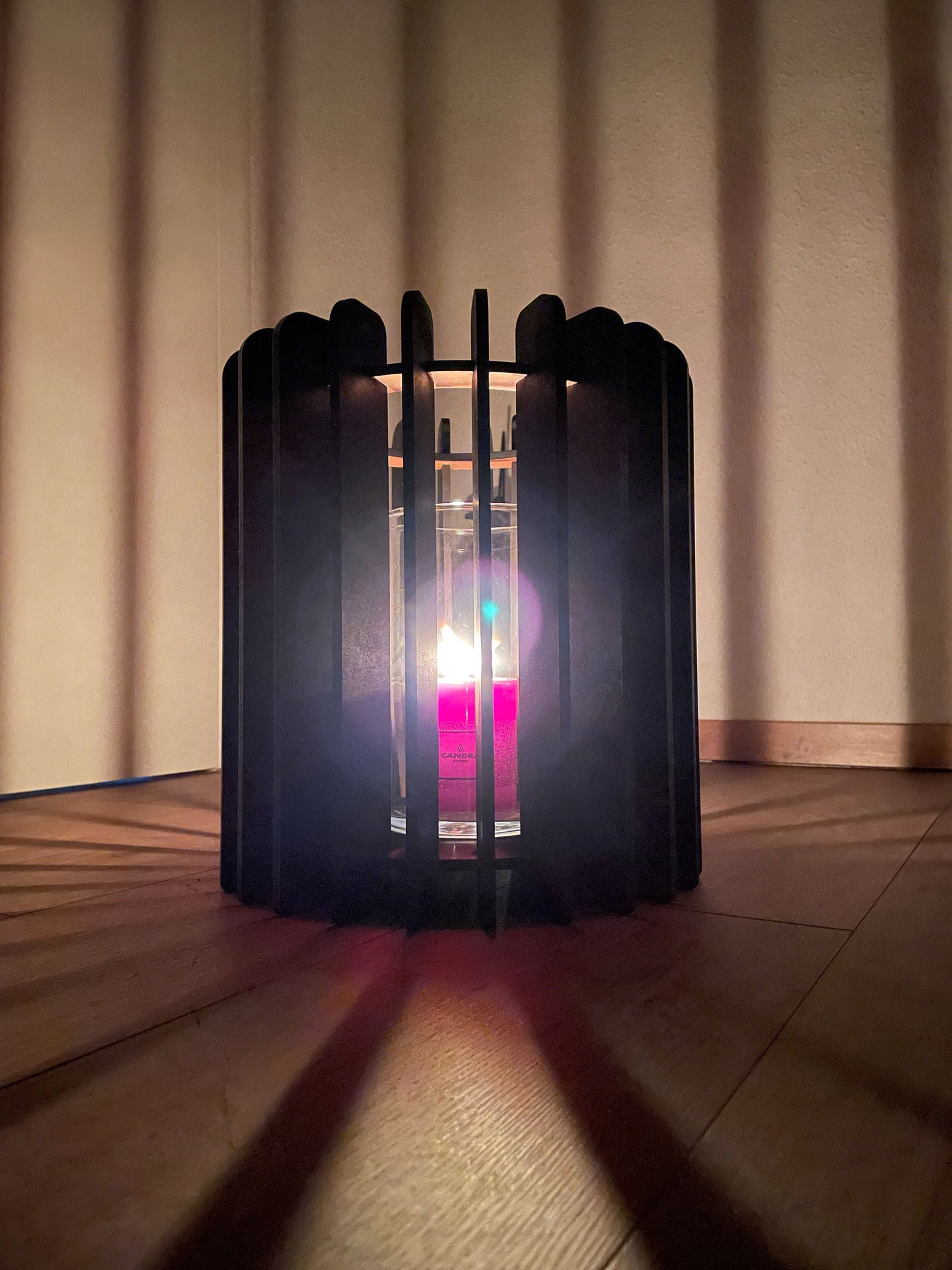 Windlicht für Kerze, Kerzenständer