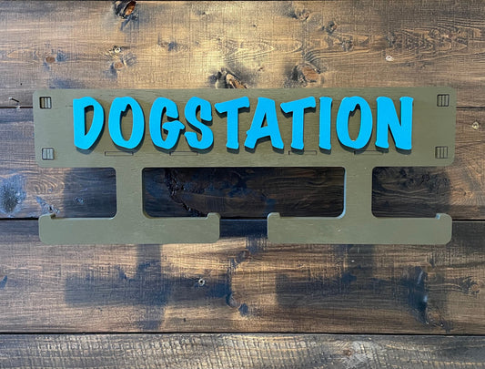 Leinenplatz, Hundegarderobe personalisiert, Leinengarderobe, Leinenparkplatz, Leinenhalter, Hundeleine, Dogstation