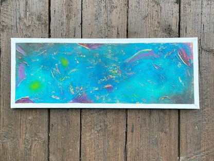 Abstraktes Gemälde aus Acryl handgemalt auf Leinwand 80x30 cm | modernes, individuelles Geschenk | Unikat