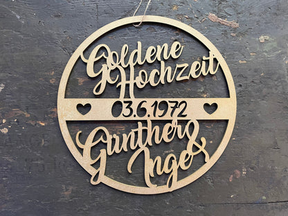 Jubiläumskranz, Jubiläum, 25 Jahre, 50 Jahre, Goldene Hochzeit, Silberhochzeit, Rubinhochzeit, Diamantene Hochzeit, Hochzeitstag