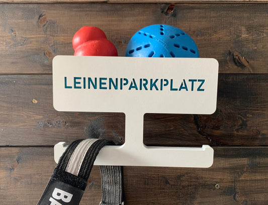 Hundegarderobe personalisiert, Leinengarderobe, Leinenparkplatz, Leinenhalter, Leinenplatz, Leine aufhängen